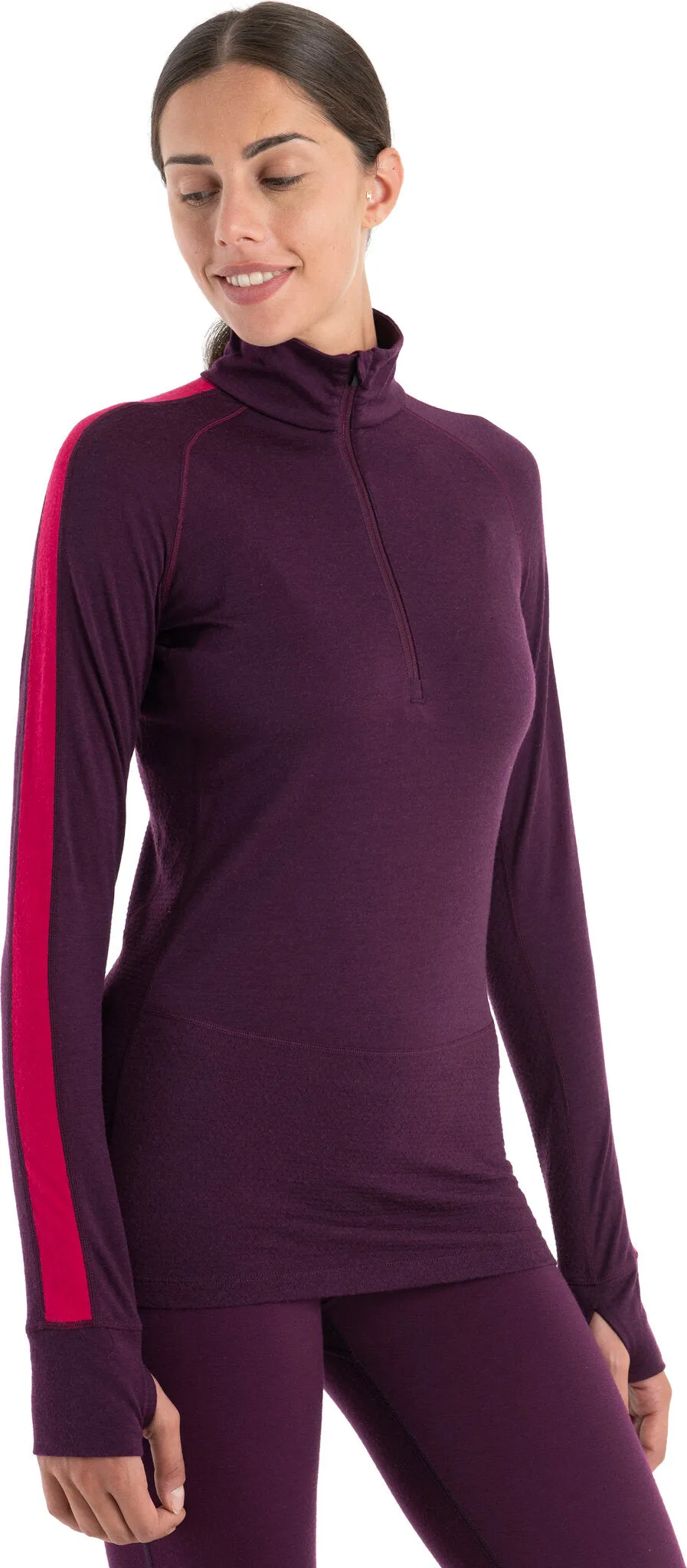 200 ZoneKnit Merino Long Sleeve Half-Zip Base Layer Top - Women's|-|Couche de base à manches longues et demi-glissière en mérinos 200 ZoneKnit - Femme