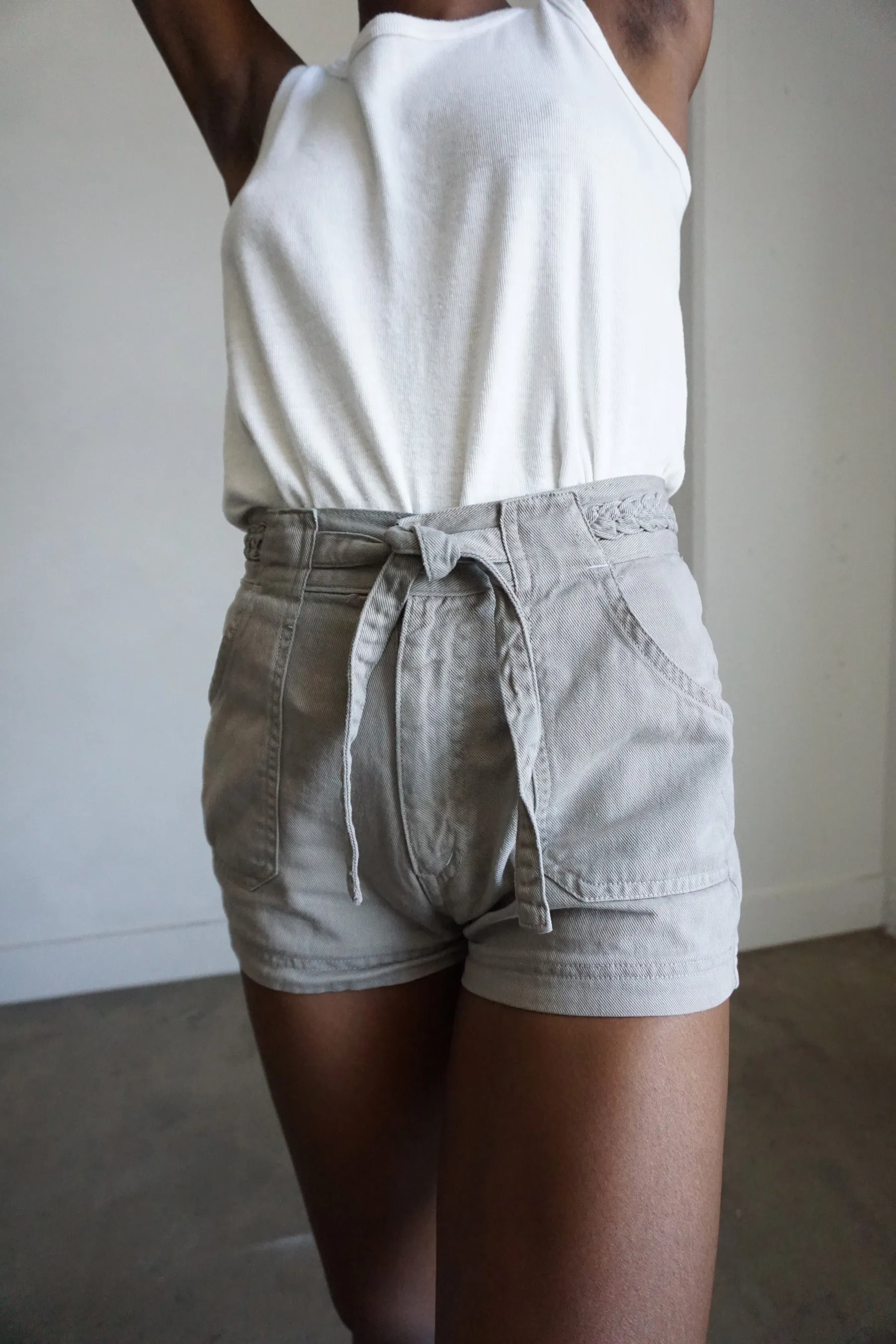 70s Braided Waist Band Shorts