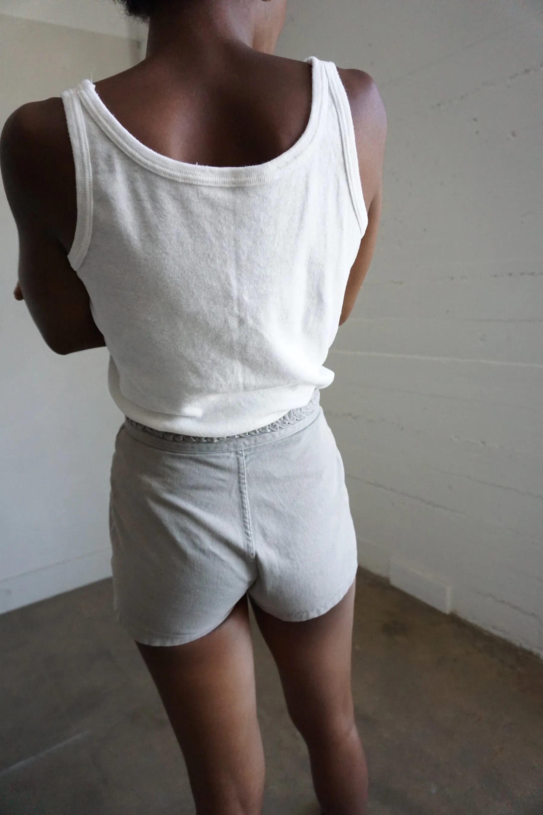 70s Braided Waist Band Shorts