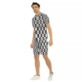 ADINKRA Men's Short Sleeve Shirt Sets