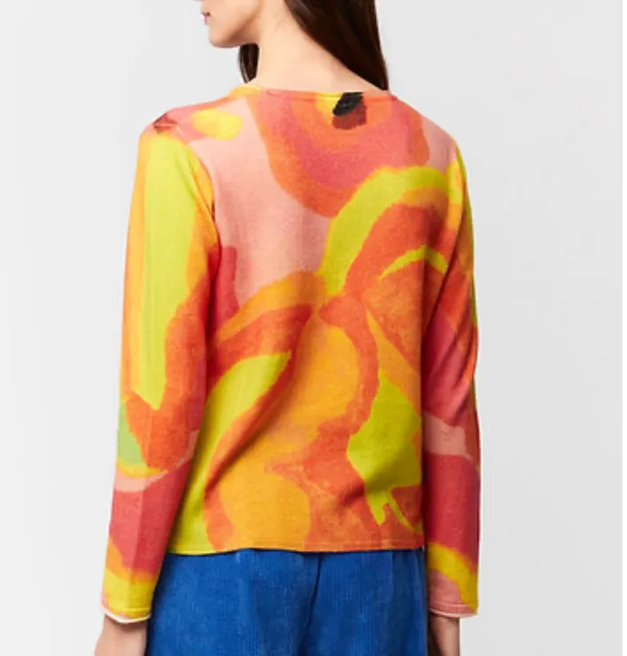 Aldo Martins Alma Cashmere Blend Crew Sweater Multi
