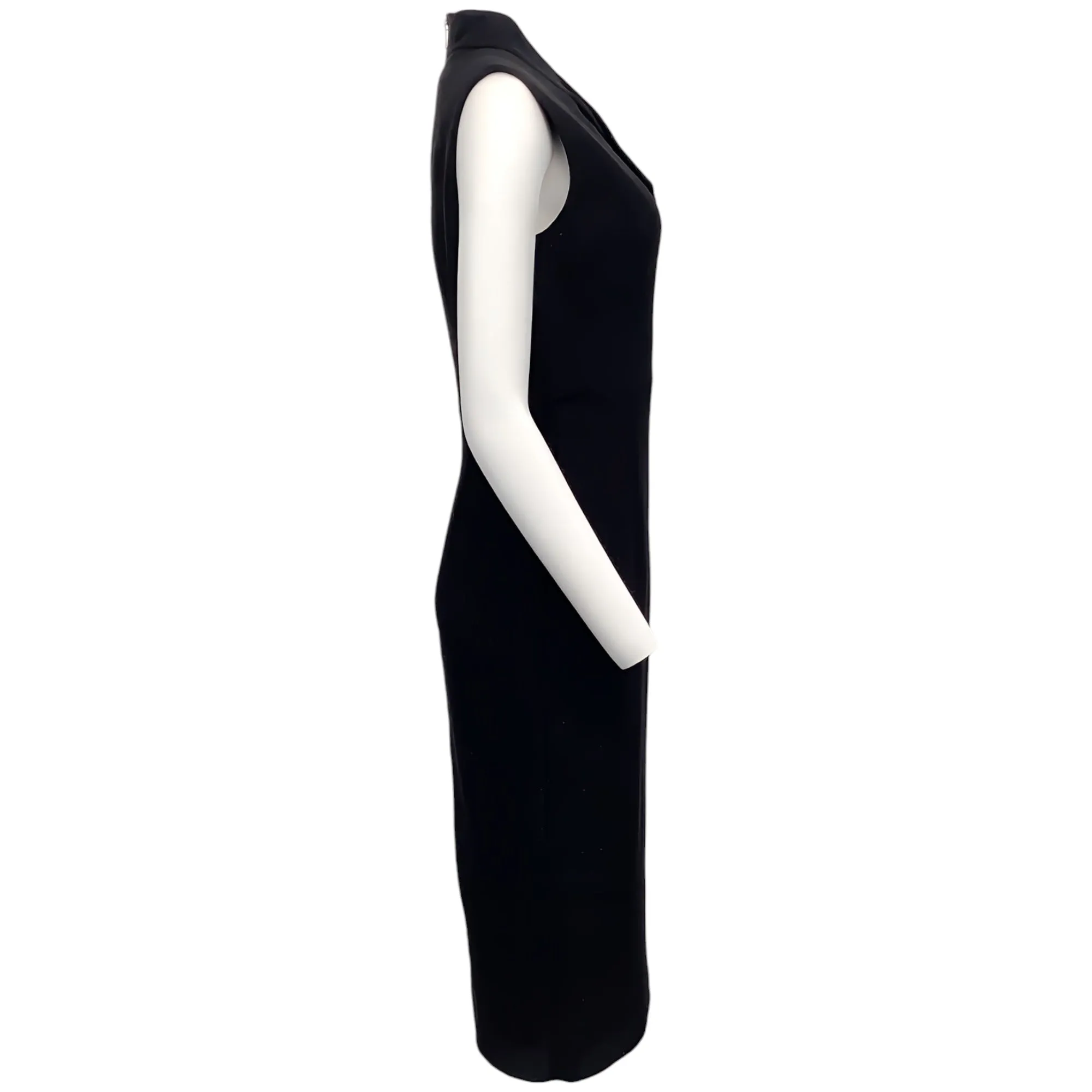 Alex Perry Black Shimmer Sleeveless Dress