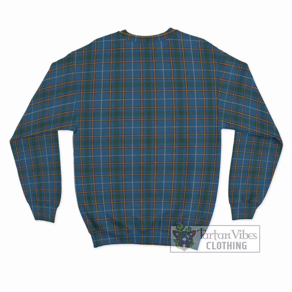 Bain Tartan Sweatshirt with Family Crest DNA In Me Style