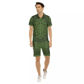 BANDANA KAKI Men's Short Sleeve Shirt Sets