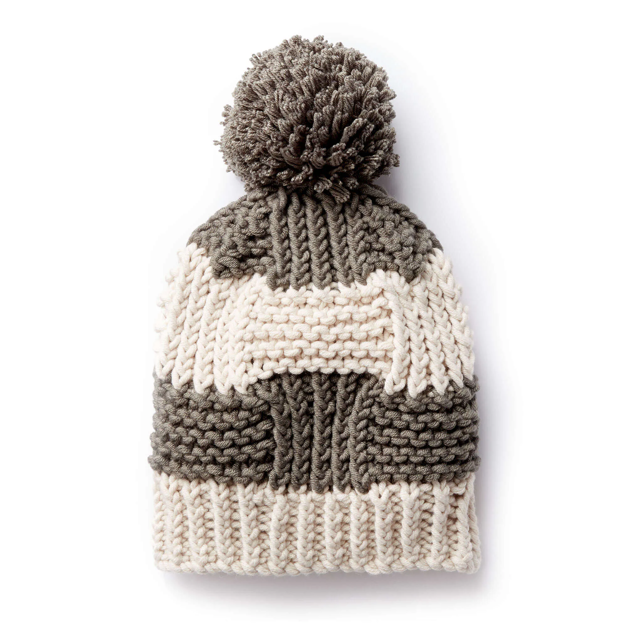 Bernat Box Stitch Knit Hat