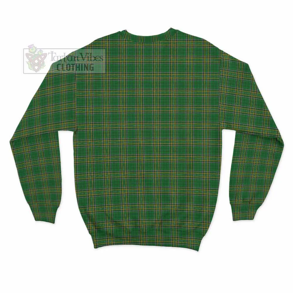 Bramhall Irish Clan Tartan Sweatshirt with Coat of Arms