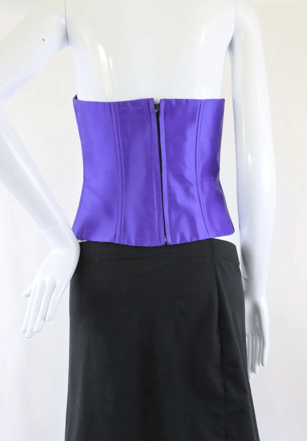 Buz Blue Purple Corset and Shawl 8