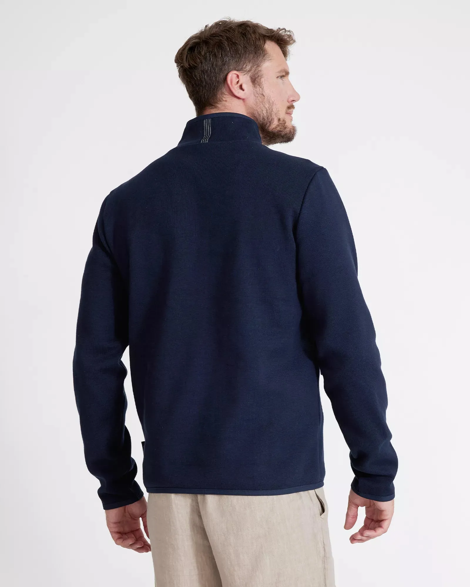 Holebrook Men's Jonte T-Neck Windproof Navy