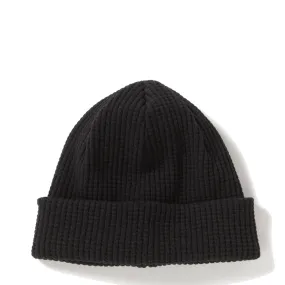 Jackman Waffle Knit Cap Black