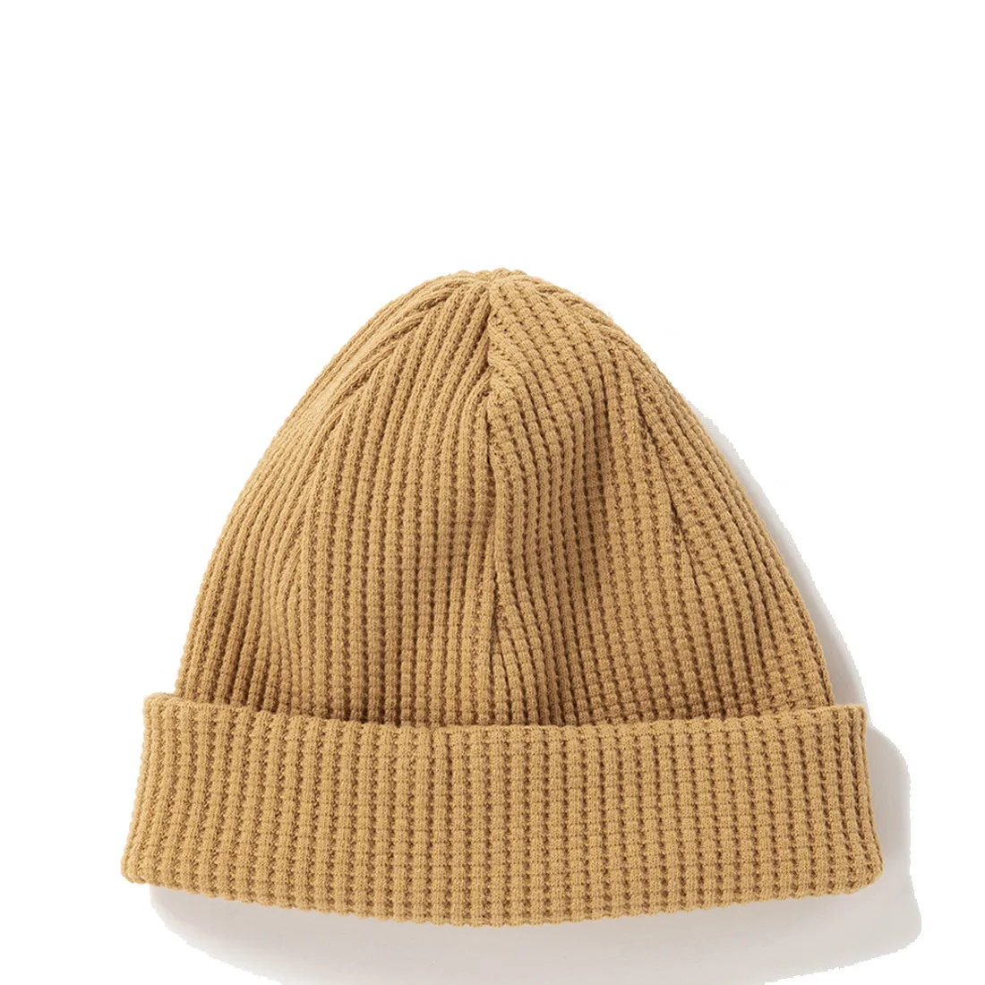 Jackman Waffle Knit Cap Yellow Ocher