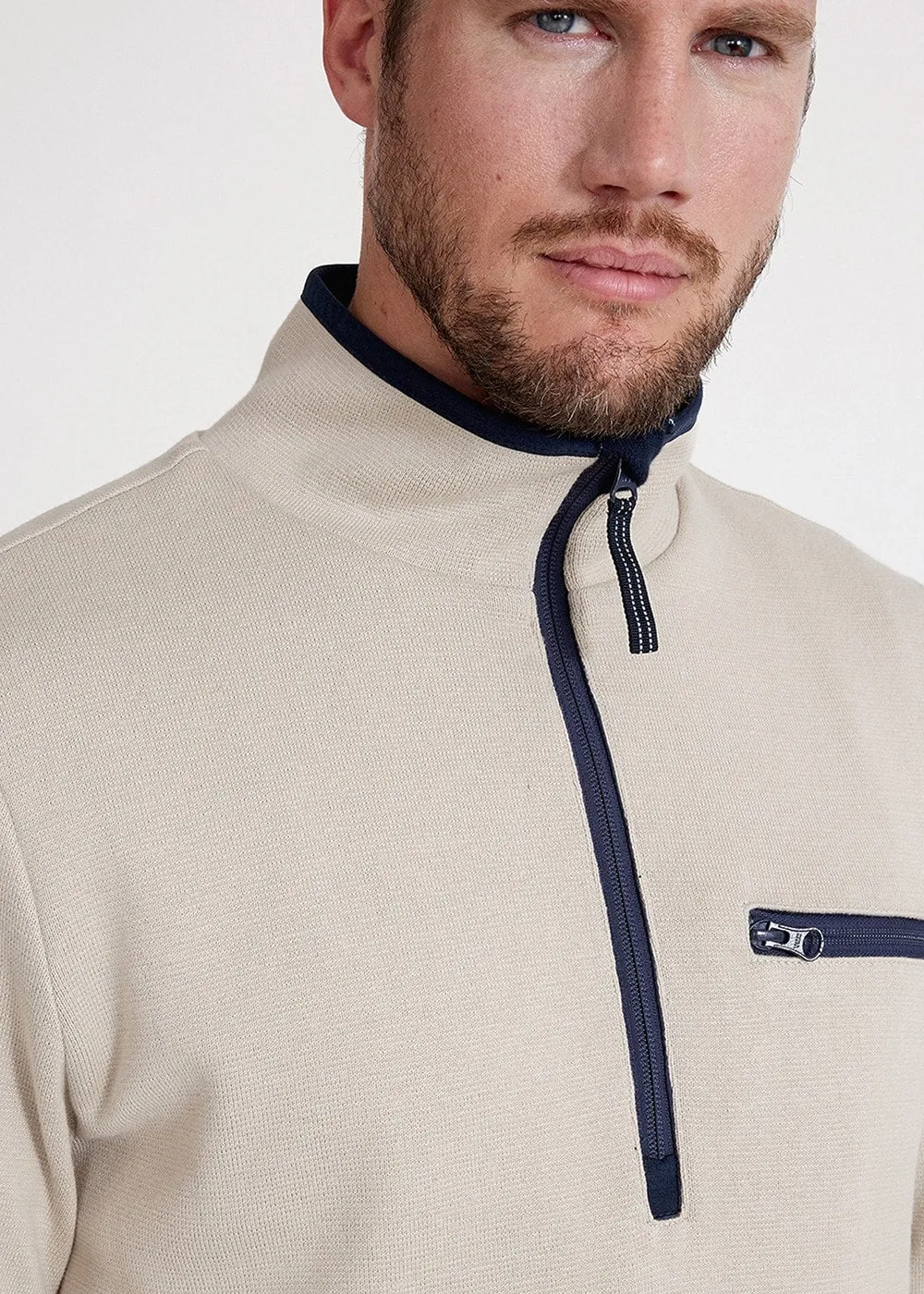 Jonte T-Neck Windproof Sweater