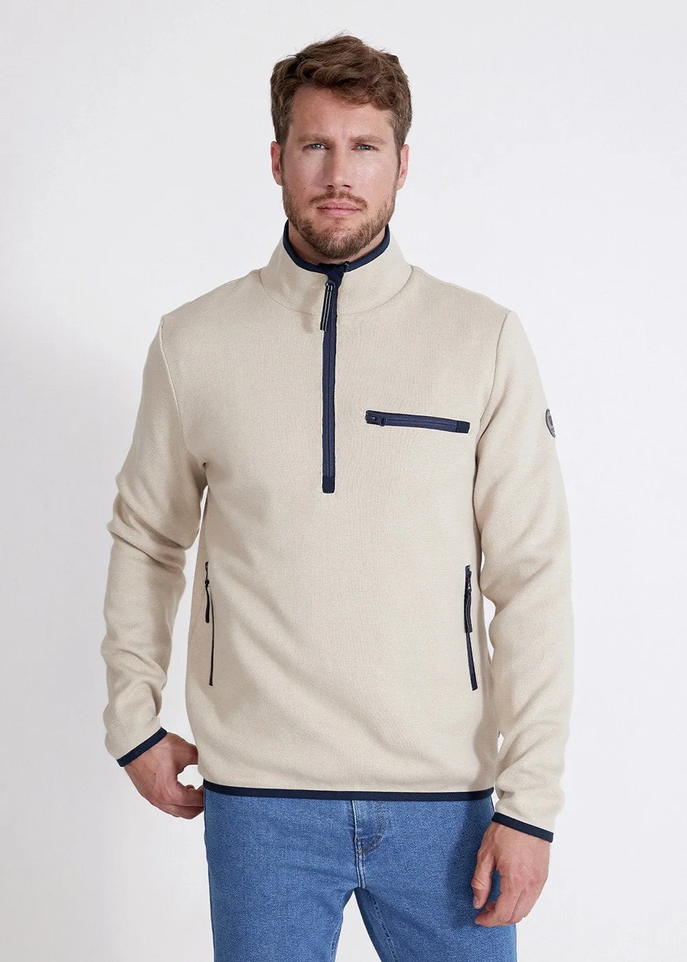 Jonte T-Neck Windproof Sweater