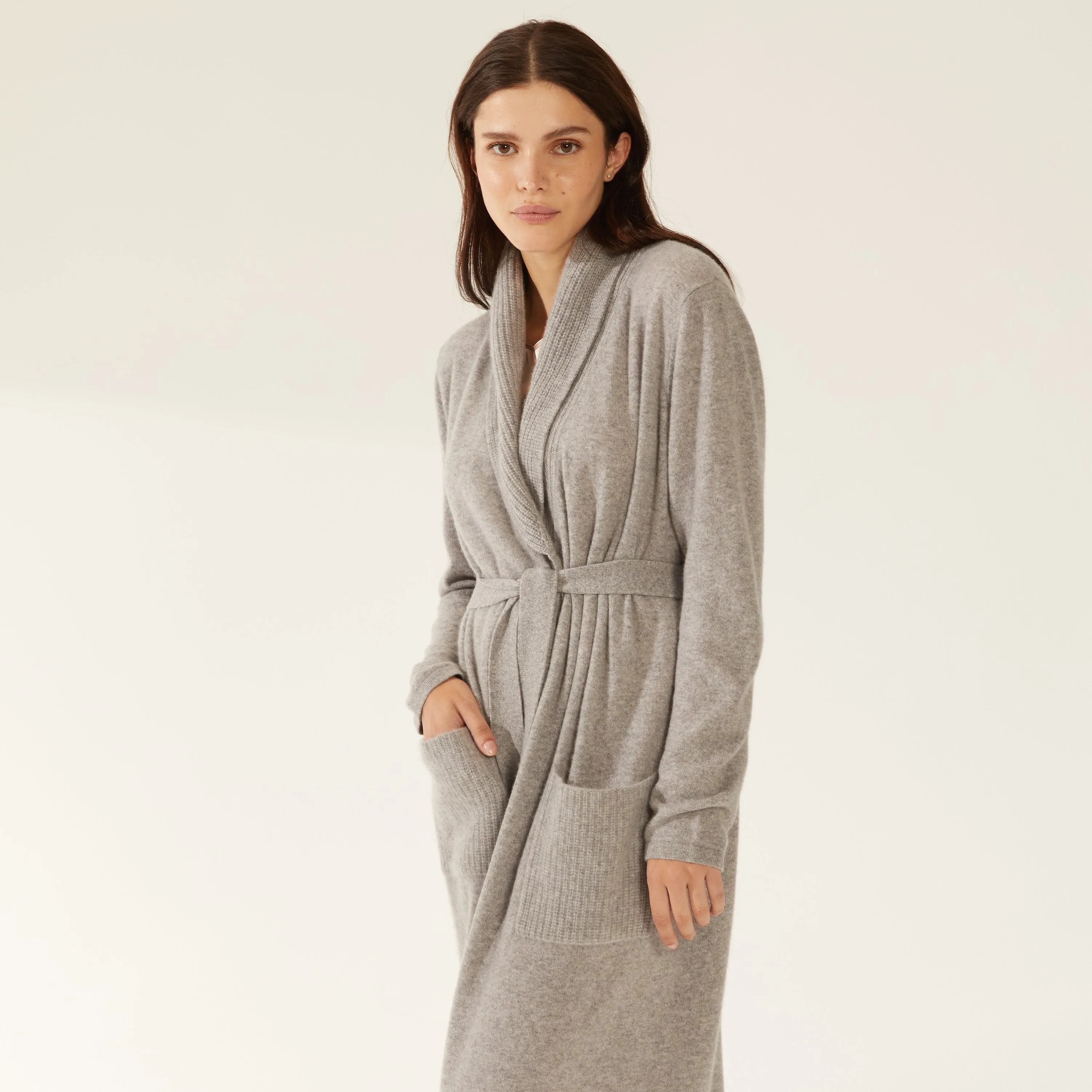 Misha Cashmere Duster Robe Cardigan
