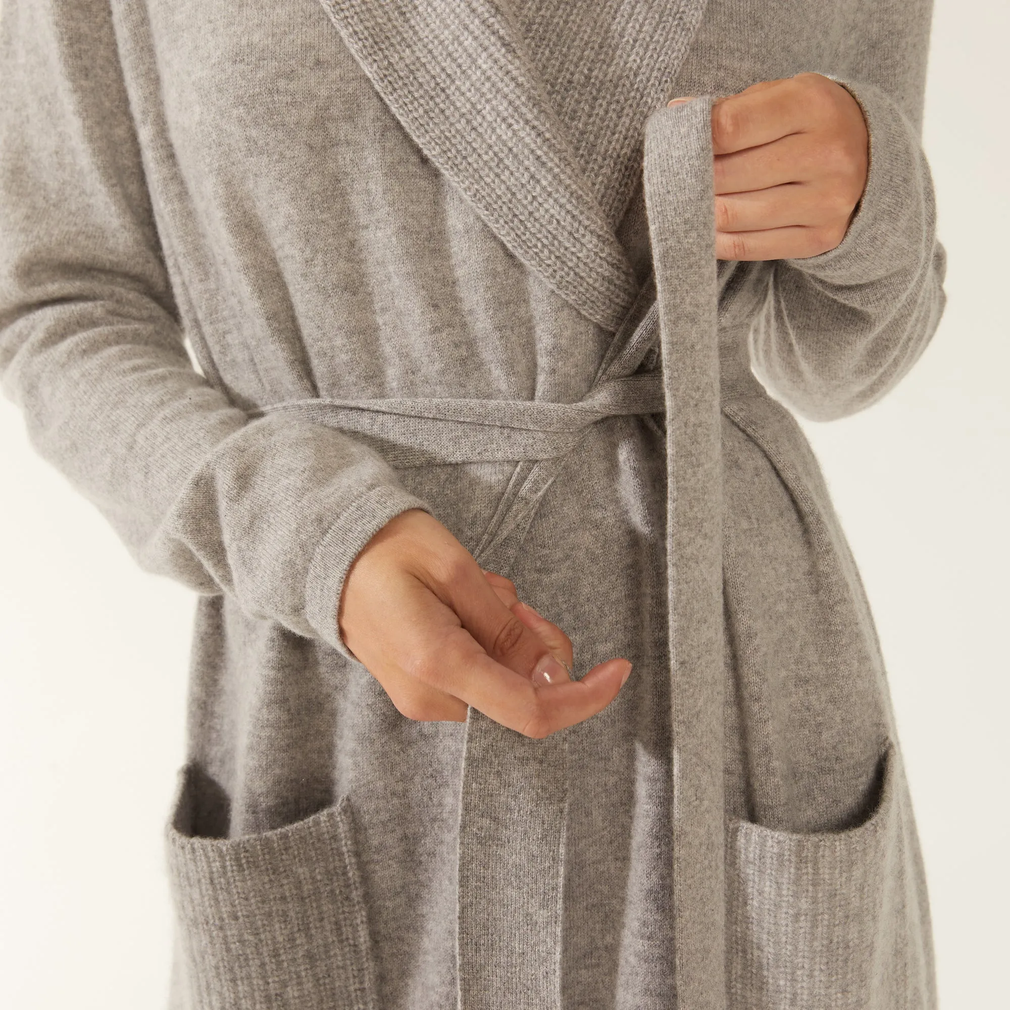 Misha Cashmere Duster Robe Cardigan
