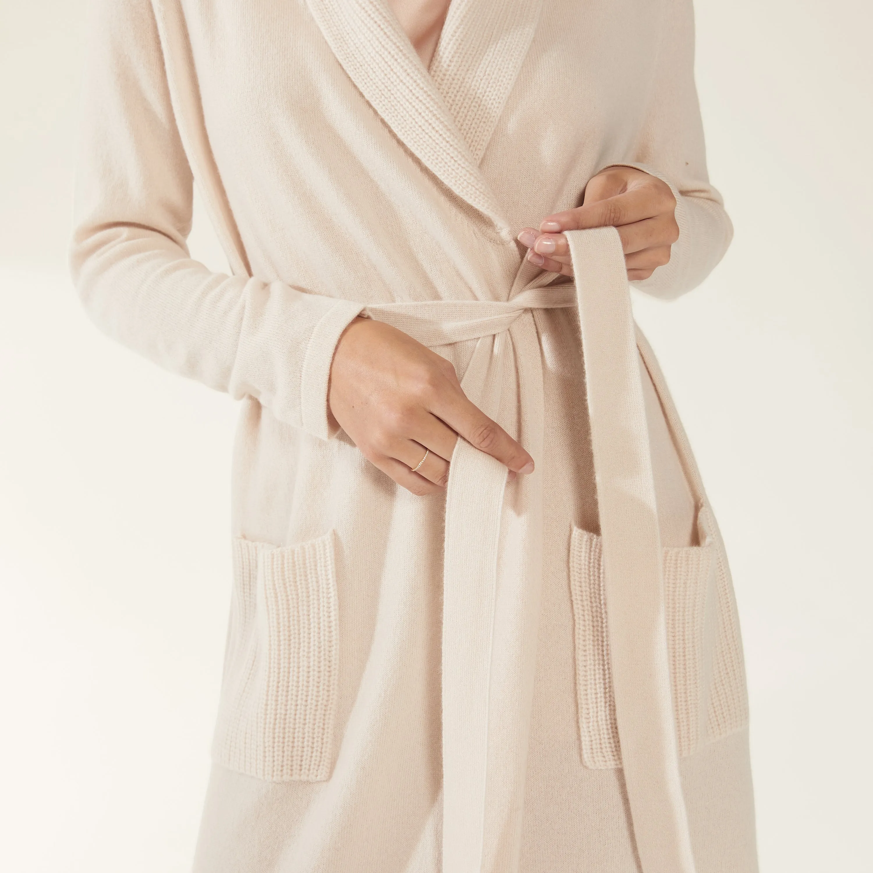 Misha Cashmere Duster Robe Cardigan