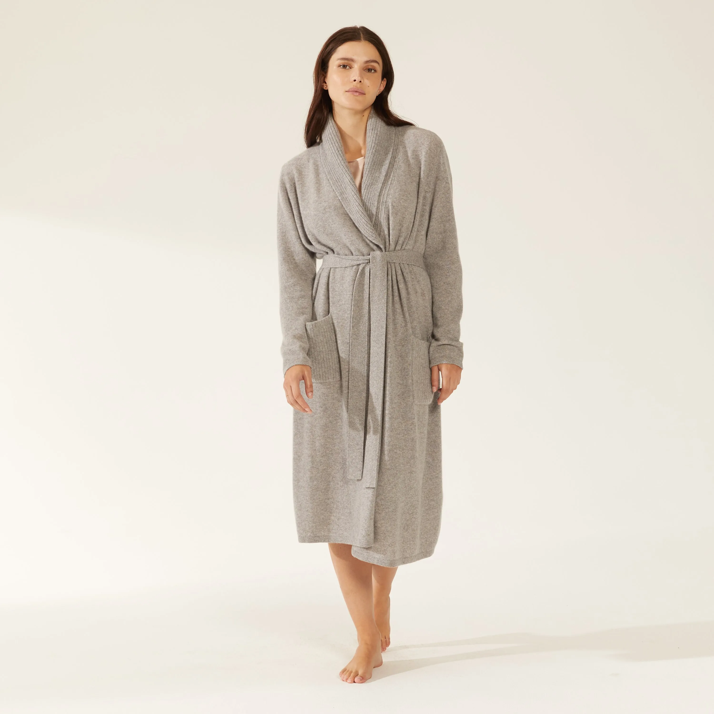 Misha Cashmere Duster Robe Cardigan