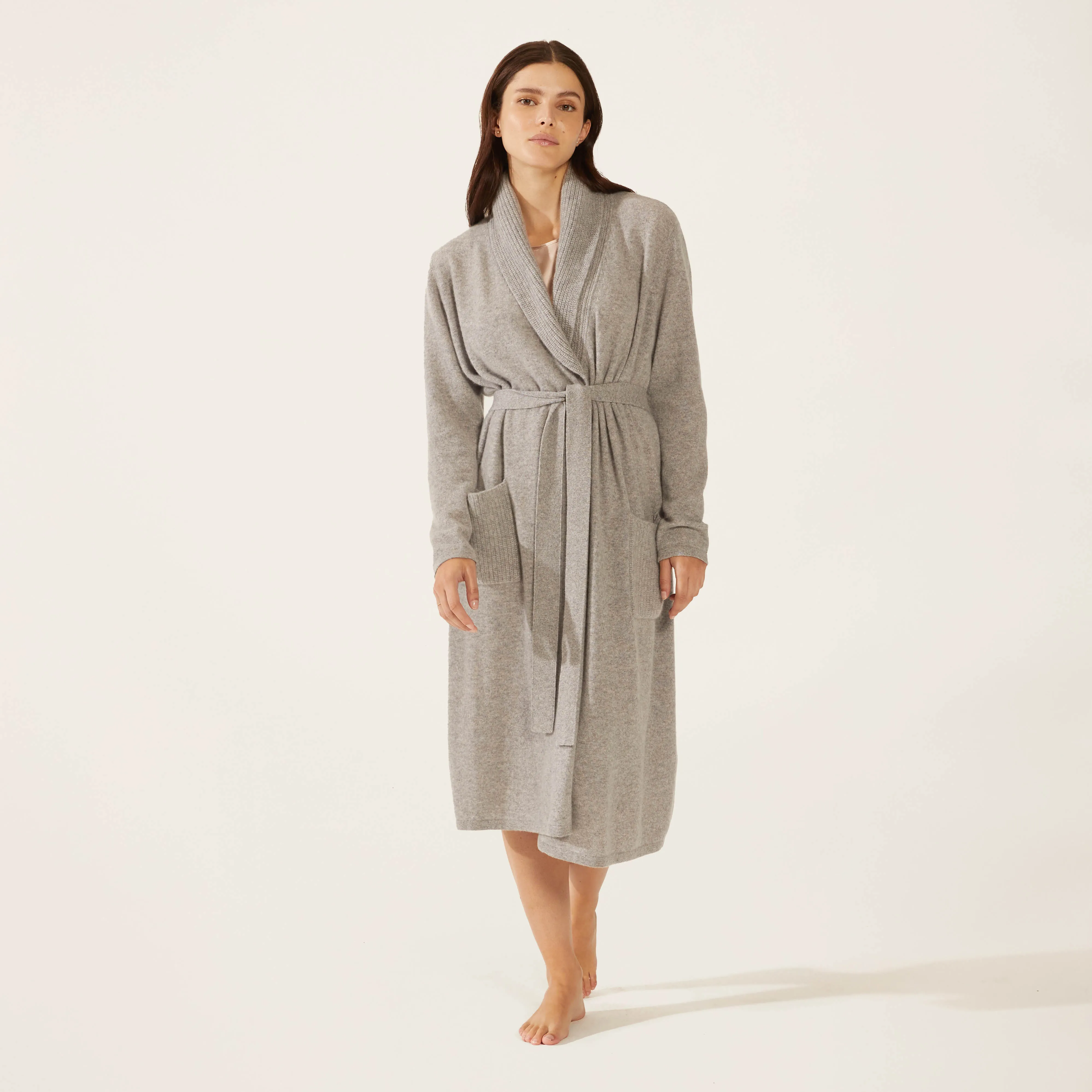 Misha Cashmere Duster Robe Cardigan