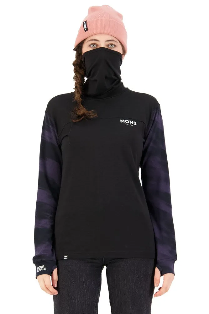 Mons Royal Yotei BF High Neck - Black / Motion 9