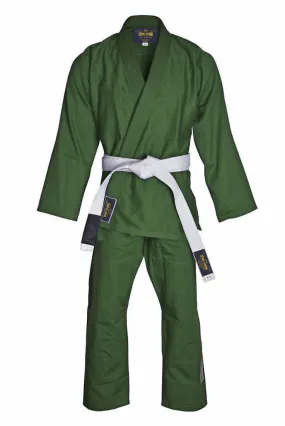 Olive Green Color Custom Brazilian JIU-JITSU GI/ BJJ KIMONO