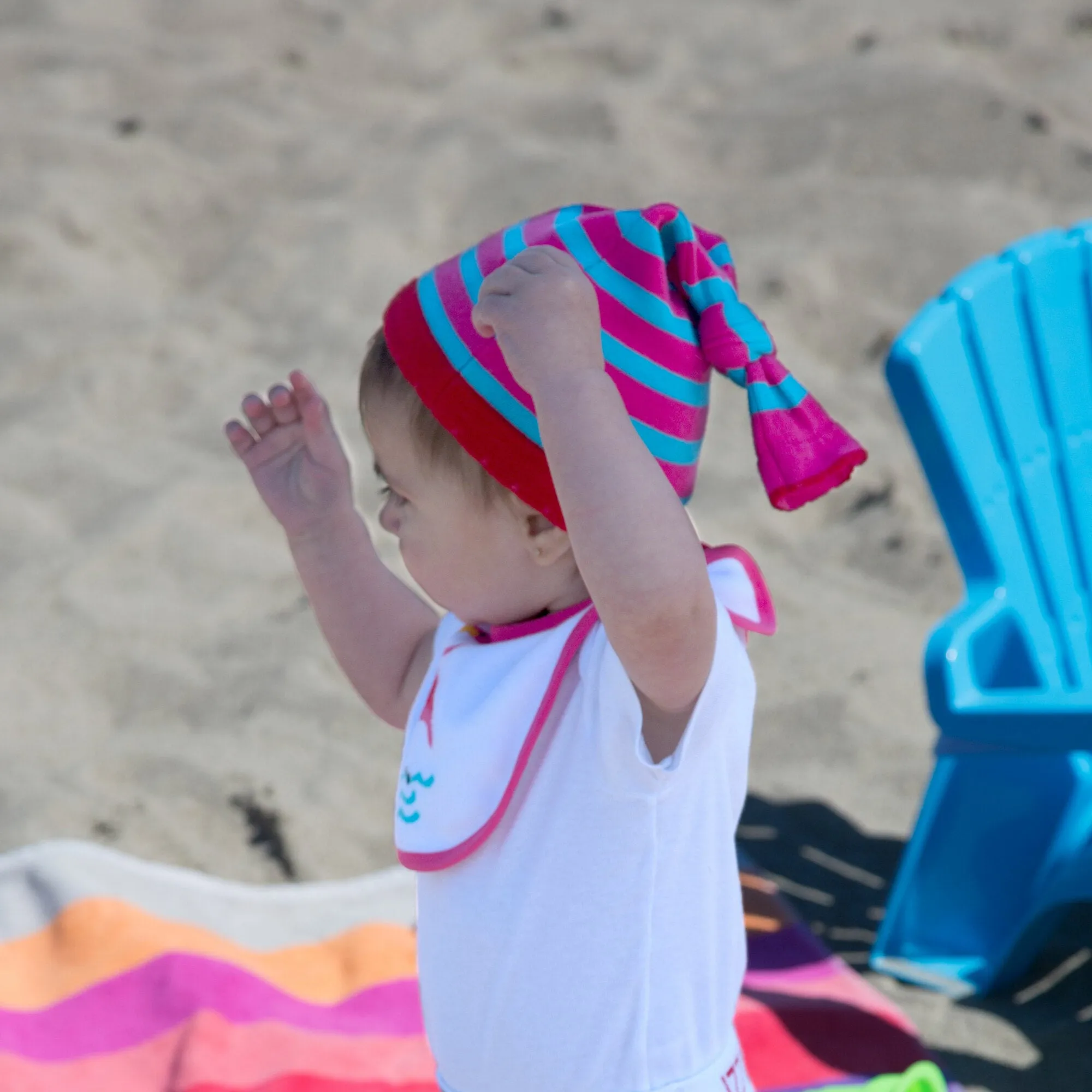 Pink Flamingo One Size Fits All Baby Hat