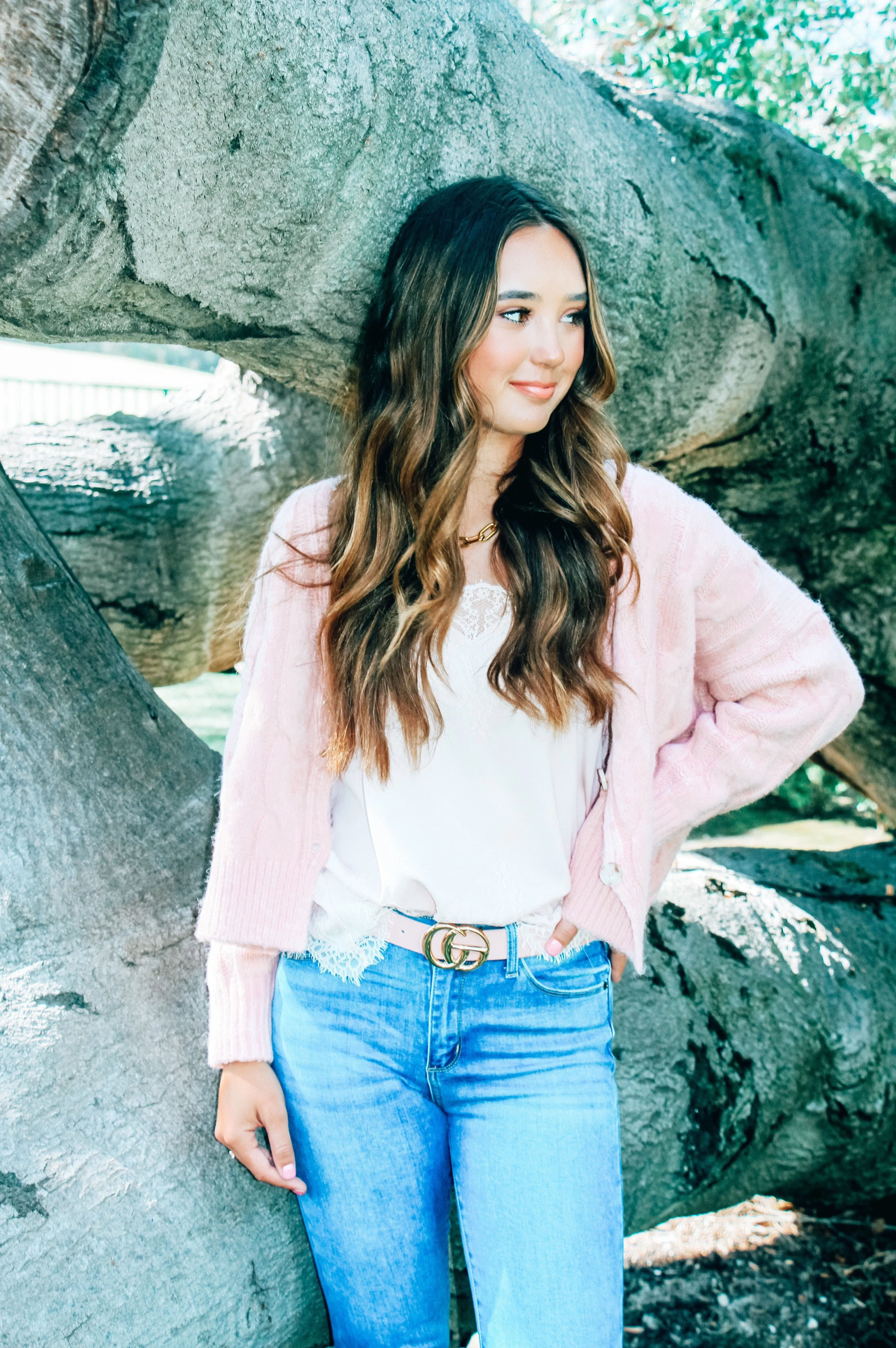 Pretty in Pink Cardigan Pink