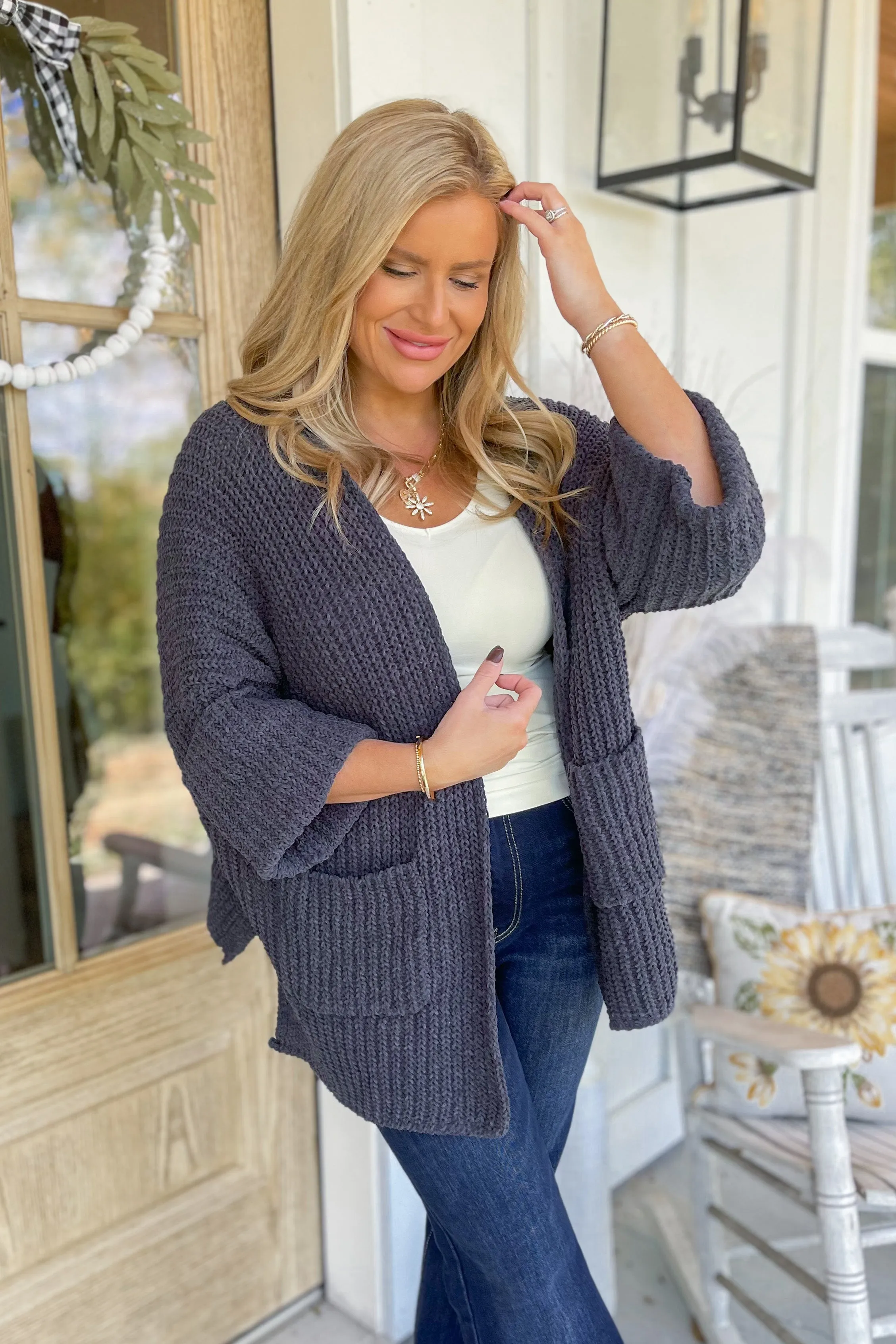 Ruth Long Sleeve Supe Soft Roomy Fit Cardigan