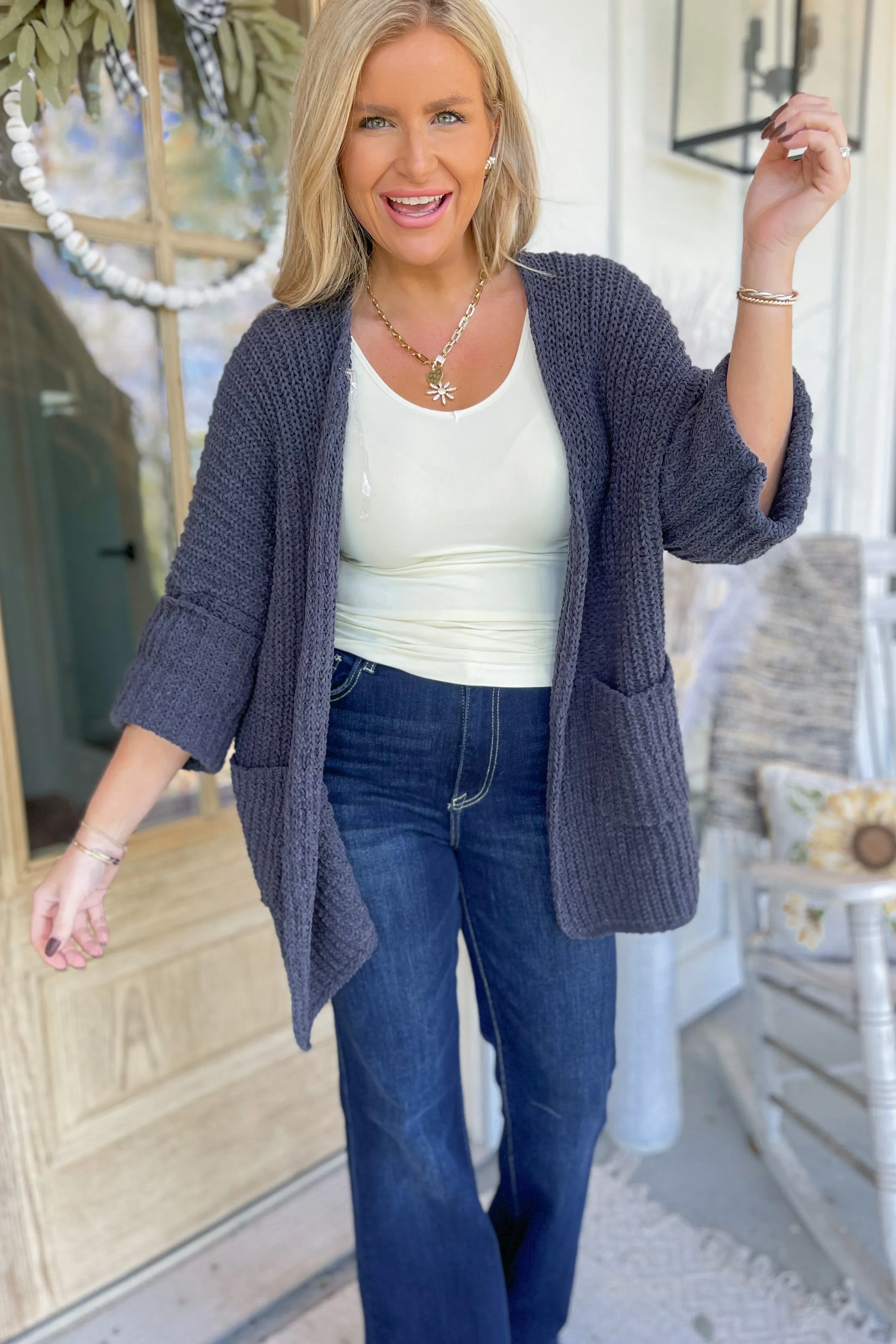 Ruth Long Sleeve Supe Soft Roomy Fit Cardigan