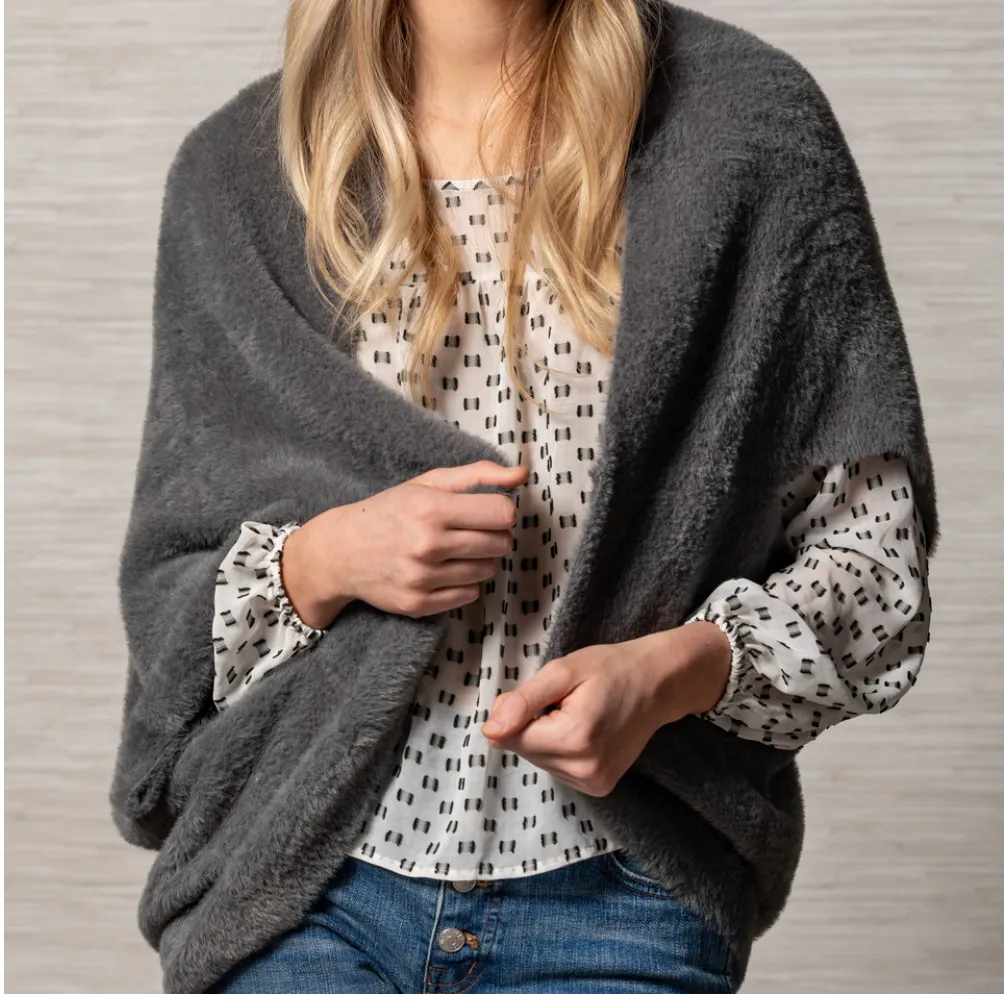 Soft Knit Cocoon Wrap