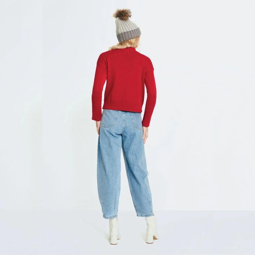 Vida Mockneck Sweater_P