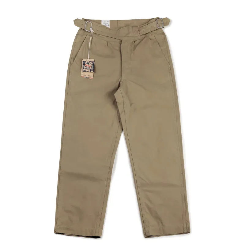Vintage UK Army Military Trouser for Men - Khaki Olive